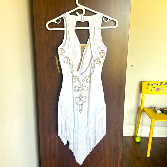 Ballroom Latin Rhythm dance Figure Skating dress costume BRAND NEW - Picture 4 of 4